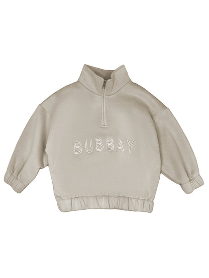 "Oh Wow" Tracksuit Jumper Quarter Zip