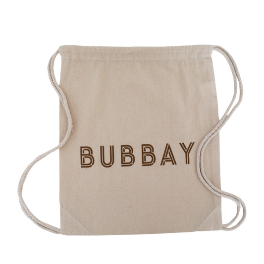 Bubbay Calico Drawstring Backpack